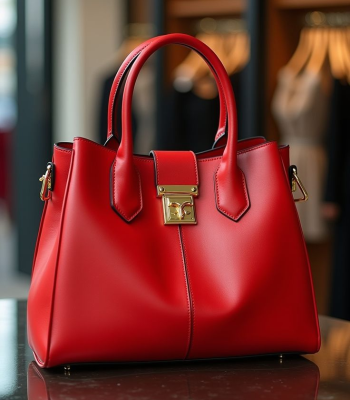 Authentic original female handbag gift delivered from Nigeria to USA