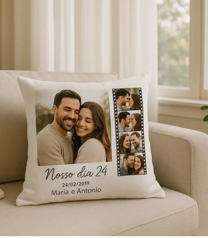 Personalized pillow gift printed with customer photo