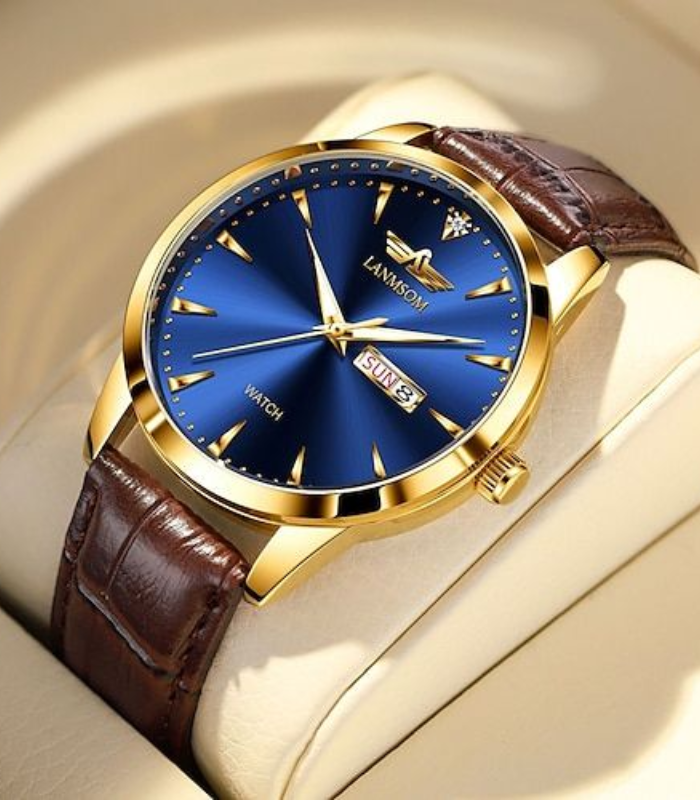Classic unisex wristwatch gift shipped from Nigeria to USA