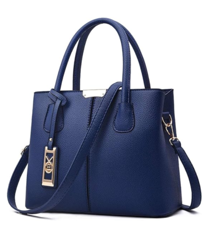 Women’s PU Leather Handbag – Tote, Shoulder & Top Handle Purse